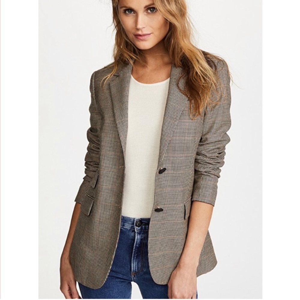 Rag & bone Rona houndstooth blazer